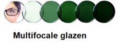 Groen verkleurende glazen (G15) Verres photochromiques vert